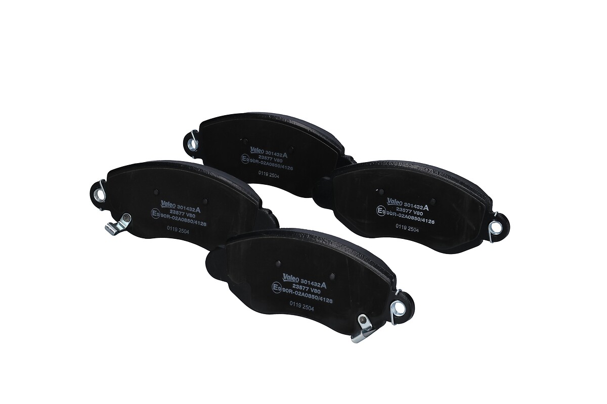 Jeu de 4 plaquettes de frein VALEO ref. 301432A